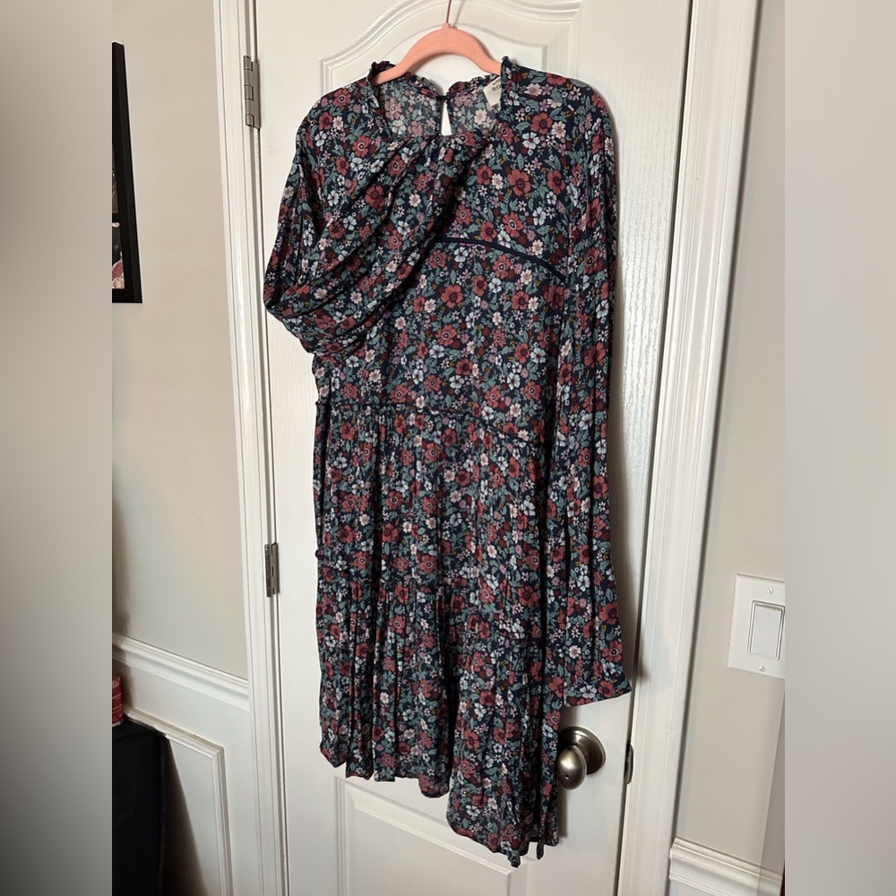 Knox Rose LS Floral Dress Size XXL